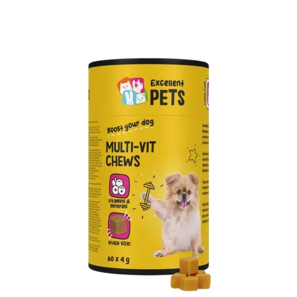Multivitamine pentru Caini, 60 tablete masticabile, Excellent Pets