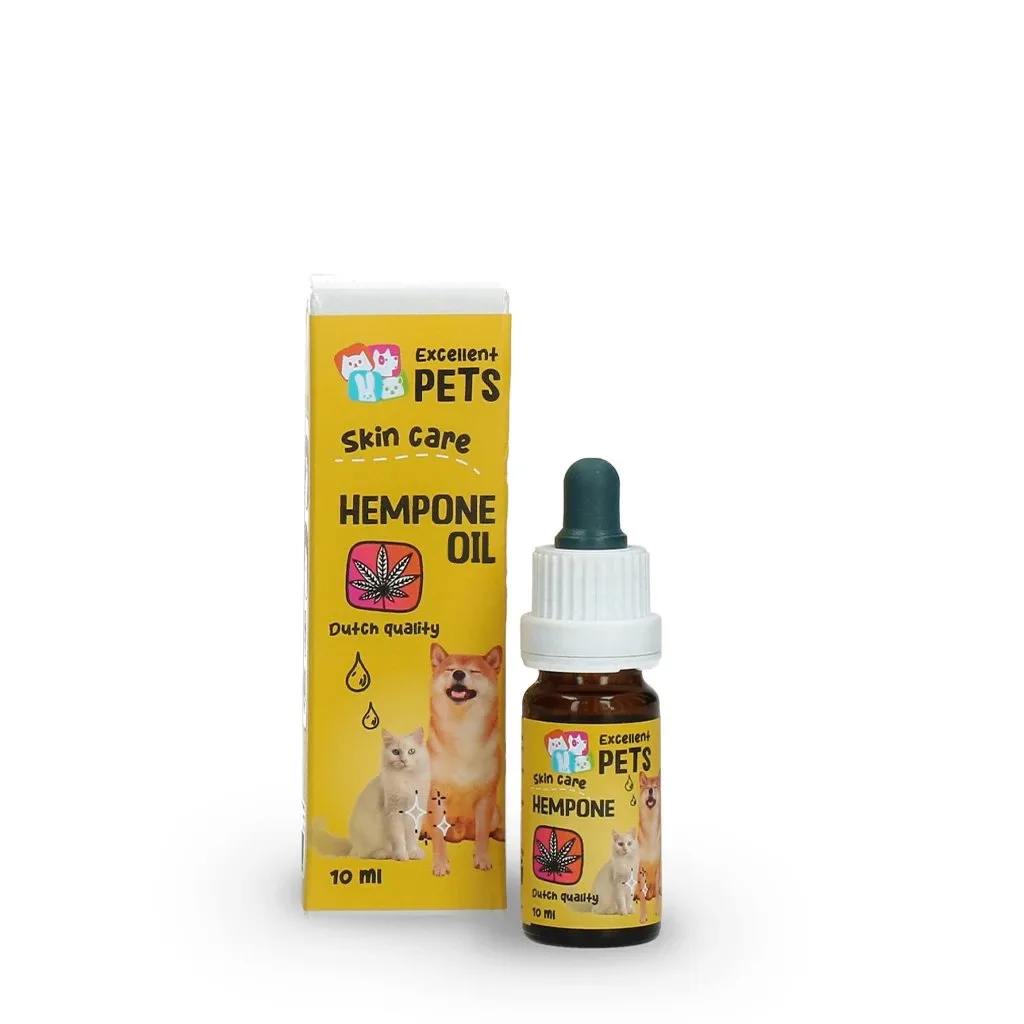 Ulei de Canepa cu CBD pentru Caini si Pisici, 10 ml, Hempone Oil Excellent Pets