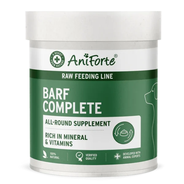 BARF Complete supliment natural câini – dietă echilibrată cu vitamine