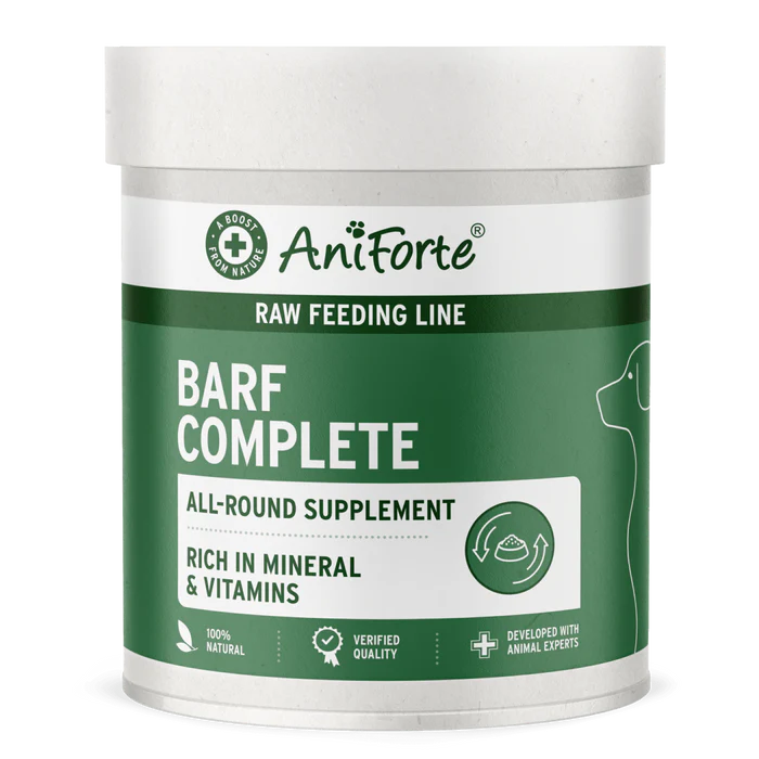 BARF Complete supliment natural câini – dietă echilibrată cu vitamine